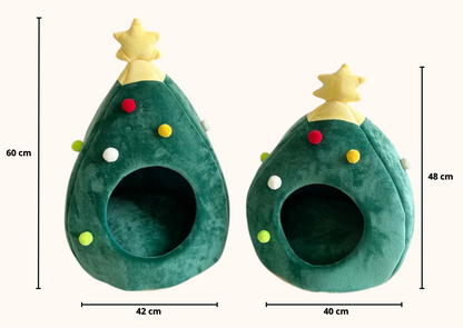 CozyTree™ — Camita Árbol de Navidad para Gatos